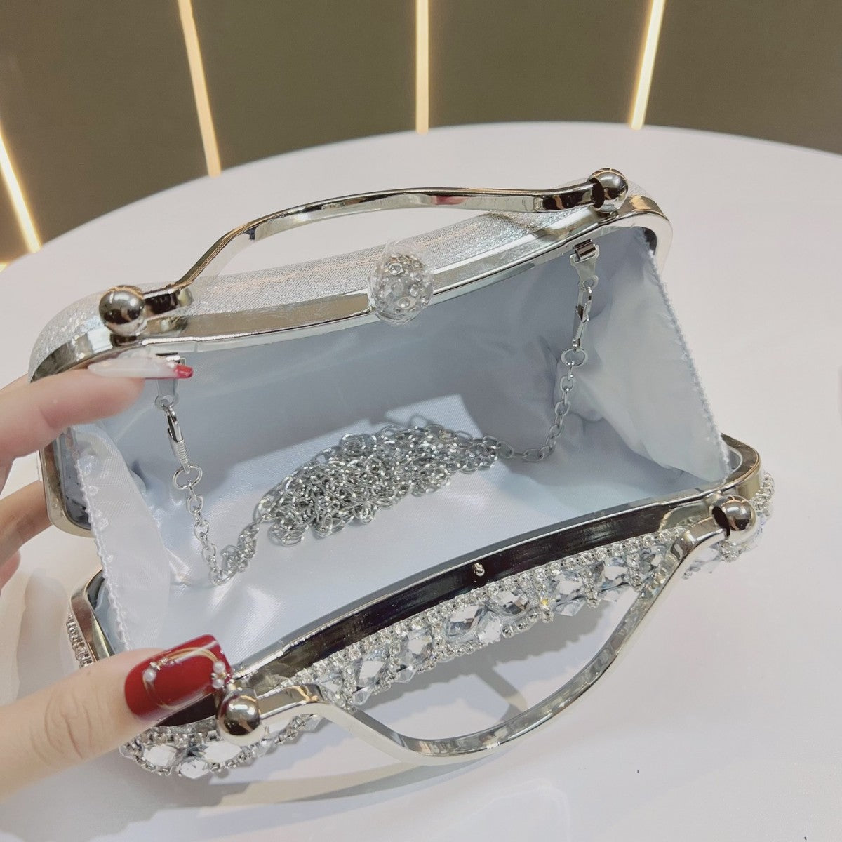Clutch With Tassel Evening Bag